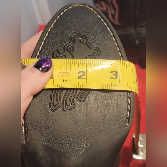 Durango Lizard Print Slip-on On Cowboy/Western Rodeo Boots Size 5 1/2 D BT940 - Picture 10 of 16